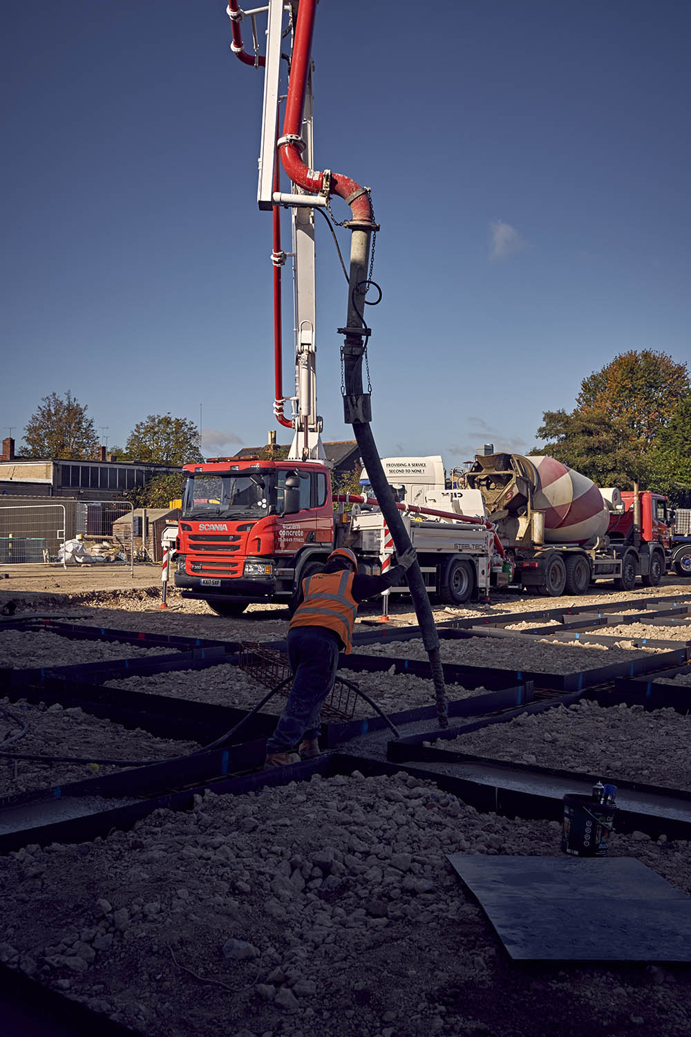 Concrete Pump Hire in Suffolk, Norfolk & Cambridgeshire